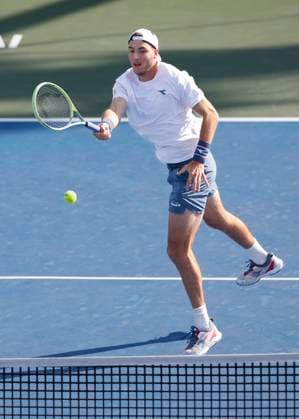 Tallon Griekspoor, Jan-Lennard Struff, Herren Doppel, Dubai Duty Free Tennis Championships, Dubai, U.A.E. Tennis - Dubai Tennis Championships 2024 - ATP, Tennis Herren - Dubai Duty Free Tennis Stadium - Dubai - - United Arab Emirates - 1 March 2024. Copyright: xJuergenxHasenkopfx