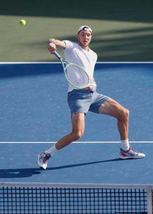 Tallon Griekspoor, Jan-Lennard Struff, Herren Doppel, Dubai Duty Free Tennis Championships, Dubai, U.A.E. Tennis - Dubai Tennis Championships 2024 - ATP, Tennis Herren - Dubai Duty Free Tennis Stadium - Dubai - - United Arab Emirates - 1 March 2024. Copyright: xJuergenxHasenkopfx