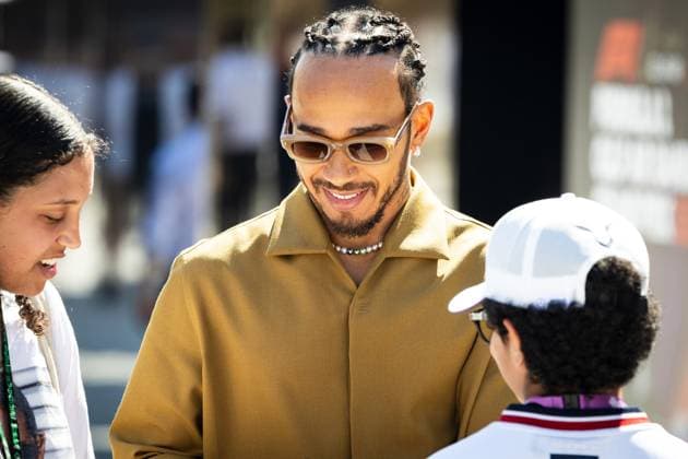 Lewis Hamilton (UK, Mercedes AMG Petronas F1 Team 44) BHR, Formel 1 Rennen, Bahrain International Circuit, 01.03.24 BHR, Formel 1 Rennen, Bahrain International Circuit, 01.03.24 Manama Copyright: xFoto:xEIBNER ThomasxFuesslerx EP_tfr