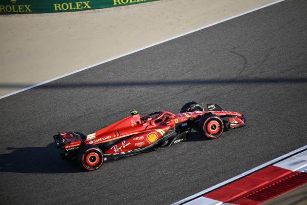 March 1, 2024, Sakhir, Bahrain: CARLOS SANIZ (SPA) of Scuderia Ferrari 55 racing during FP3 during the Formula 1 Bahrain Grand Prix. Sakhir Bahrain - ZUMAb177 0418825811st Copyright: xTaidghxBarronx