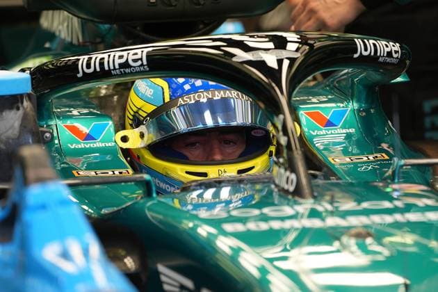 Formula 1 Gulf Air Bahrain Grand Prix 2024 01.03.2024, Bahrain International Circuit, Sakhir, Formula 1 Gulf Air Bahrain Grand Prix 2024 ,im Bild Fernando Alonso (ESP), Aston Martin Aramco Cognizant Formula One Team