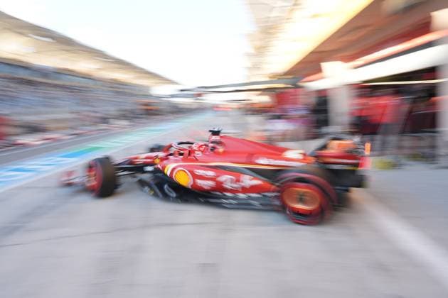 Formula 1 Gulf Air Bahrain Grand Prix 2024 01.03.2024, Bahrain International Circuit, Sakhir, Formula 1 Gulf Air Bahrain Grand Prix 2024 ,im Bild Charles Leclerc (MCO), Scuderia Ferrari