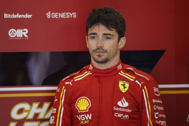 LECLERC Charles (mco), Scuderia Ferrari SF-24, portrait during the Formula 1 Gulf Air Bahrain Grand Prix 2024, 1st round of the 2024 FIA Formula One World Championship, WM, Weltmeisterschaft from February 29 to March 2, 2024 on the Bahrain International Circuit, in Sakhir, Bahrain - F1 - BAHRAIN GRAND PRIX 2024 DPPI Panoramic  240301_R01_BAHRAIN__BR33309