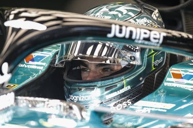 STROLL Lance (can), Aston Martin F1 Team AMR24, portrait during the Formula 1 Gulf Air Bahrain Grand Prix 2024, 1st round of the 2024 FIA Formula One World Championship, WM, Weltmeisterschaft from February 29 to March 2, 2024 on the Bahrain International Circuit, in Sakhir, Bahrain - F1 - BAHRAIN GRAND PRIX 2024 DPPI Panoramic  240301_R01_BAHRAIN__BR33483