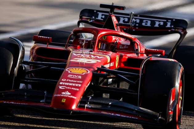 16 LECLERC Charles (mco), Scuderia Ferrari SF-24, action during the Formula 1 Gulf Air Bahrain Grand Prix 2024, 1st round of the 2024 FIA Formula One World Championship, WM, Weltmeisterschaft from February 29 to March 2, 2024 on the Bahrain International Circuit, in Sakhir, Bahrain - F1 - BAHRAIN GRAND PRIX 2024 DPPI Panoramic  240301_R01_BAHRAIN__BR33698