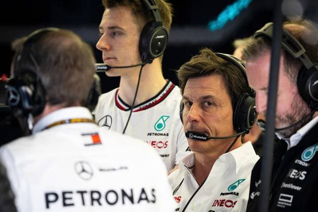 Toto Wolff (Mercedes AMG Petronas F1 Team, Teamchef) BHR, Formel 1 Rennen, Bahrain International Circuit, 01.03.24 BHR, Formel 1 Rennen, Bahrain International Circuit, 01.03.24 Manama