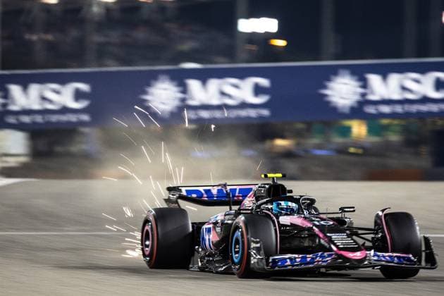 Pierre Gasly (FRA, BWT Alpine F1 Team 14) BHR, Formel 1 Rennen, Bahrain International Circuit, 01.03.24 BHR, Formel 1 Rennen, Bahrain International Circuit, 01.03.24 Manama