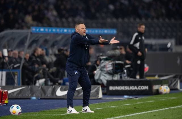 Fussball, Herren, Saison 2023 2024, 2. Bundesliga (24. Spieltag), Hertha BSC - Holstein Kiel, Trainer Pal Dardai (Hertha BSC), 01.03. 2024,