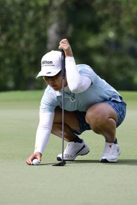 HSBC Women s World Championship, WM, Weltmeisterschaft - Round Three Nasa Hataoka of Japan is in action during round three of the HSBC Women s World Championship at Sentosa Golf Club in Singapore, on March 2, 2024. Singapore Singapore  Copyright: xSuhaimixAbdullahx originalFilename:abdullah-notitle240302_npQx5.jpg