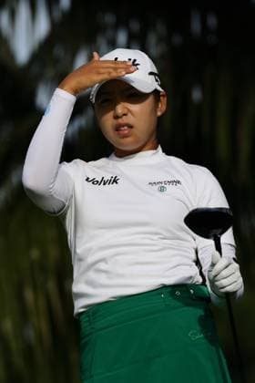 HSBC Women s World Championship, WM, Weltmeisterschaft - Round Three Mi Hyang Lee of South Korea is in action during round three of the HSBC Women s World Championship at Sentosa Golf Club in Singapore, on March 2, 2024. Singapore Singapore  Copyright: xSuhaimixAbdullahx originalFilename:abdullah-notitle240302_npTY4.jpg