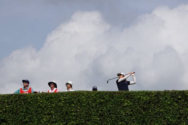 HSBC Women s World Championship, WM, Weltmeisterschaft - Round Three Ayaka Furue of Japan is in action during round three of the HSBC Women s World Championship at Sentosa Golf Club in Singapore, on March 2, 2024. Singapore Singapore  Copyright: xSuhaimixAbdullahx originalFilename:abdullah-notitle240302_npZeM.jpg