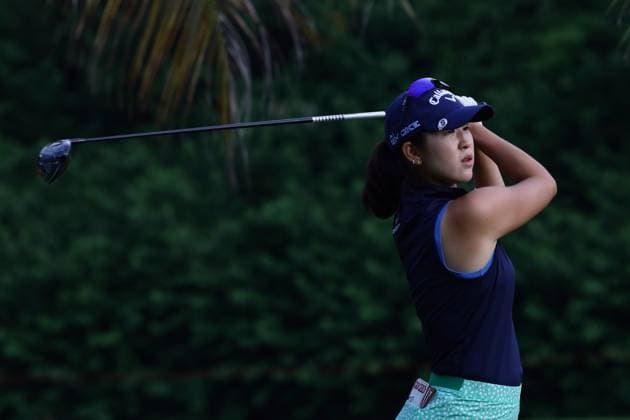 HSBC Women s World Championship, WM, Weltmeisterschaft - Round Three Andrea Lee of the United States is in action during round three of the HSBC Women s World Championship at Sentosa Golf Club in Singapore, on March 2, 2024. Singapore Singapore  Copyright: xSuhaimixAbdullahx originalFilename:abdullah-notitle240302_np6Yu.jpg