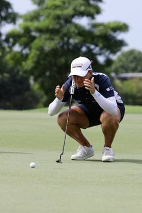 HSBC Women s World Championship, WM, Weltmeisterschaft - Round Three Stephanie Kyriacou of Australia is in action during round three of the HSBC Women s World Championship at Sentosa Golf Club in Singapore, on March 2, 2024. Singapore Singapore  Copyright: xSuhaimixAbdullahx originalFilename:abdullah-notitle240302_nphv7.jpg