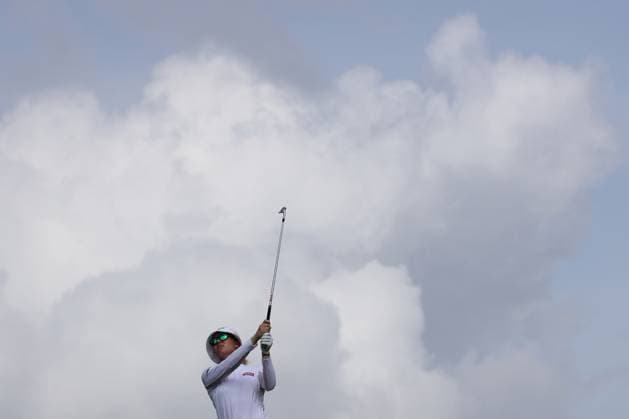 HSBC Women s World Championship, WM, Weltmeisterschaft - Round Three Madelene Sagstrom of Sweden is in action during round three of the HSBC Women s World Championship at Sentosa Golf Club in Singapore, on March 2, 2024. Singapore Singapore  Copyright: xSuhaimixAbdullahx originalFilename:abdullah-notitle240302_npIAH.jpg