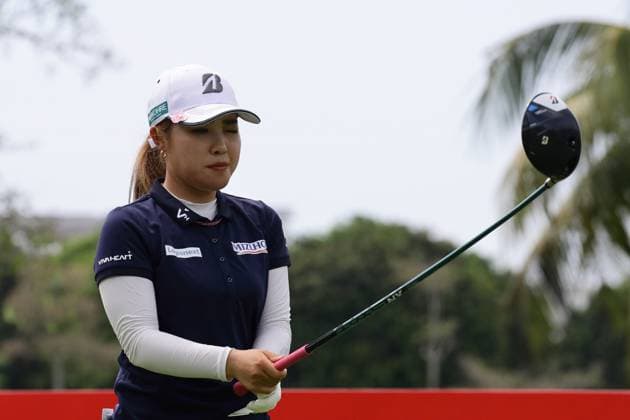 HSBC Women s World Championship, WM, Weltmeisterschaft - Round Three Ayaka Furue of Japan is in action during round three of the HSBC Women s World Championship at Sentosa Golf Club in Singapore, on March 2, 2024. Singapore Singapore  Copyright: xSuhaimixAbdullahx originalFilename:abdullah-notitle240302_npjjI.jpg