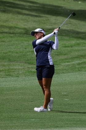 HSBC Women s World Championship, WM, Weltmeisterschaft - Round Three Stephanie Kyriacou of Australia is in action during round three of the HSBC Women s World Championship at Sentosa Golf Club in Singapore, on March 2, 2024. Singapore Singapore  Copyright: xSuhaimixAbdullahx originalFilename:abdullah-notitle240302_npjs0.jpg