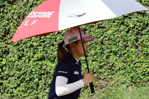 HSBC Women s World Championship, WM, Weltmeisterschaft - Round Three Ayaka Furue of Japan is in action during round three of the HSBC Women s World Championship at Sentosa Golf Club in Singapore, on March 2, 2024. Singapore Singapore  Copyright: xSuhaimixAbdullahx originalFilename:abdullah-notitle240302_npjYr.jpg