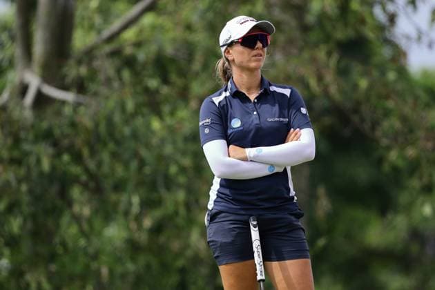 HSBC Women s World Championship, WM, Weltmeisterschaft - Round Three Stephanie Kyriacou of Australia is in action during round three of the HSBC Women s World Championship at Sentosa Golf Club in Singapore, on March 2, 2024. Singapore Singapore  Copyright: xSuhaimixAbdullahx originalFilename:abdullah-notitle240302_npmEI.jpg