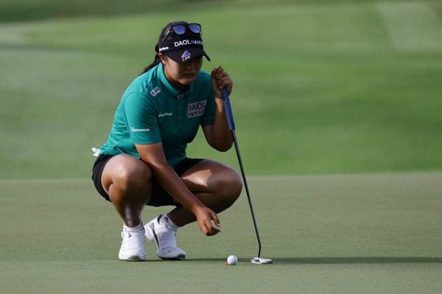 HSBC Women s World Championship, WM, Weltmeisterschaft - Round Three Haeran Ryu of South Korea is in action during round three of the HSBC Women s World Championship at Sentosa Golf Club in Singapore, on March 2, 2024. Singapore Singapore  Copyright: xSuhaimixAbdullahx originalFilename:abdullah-notitle240302_npRcs.jpg