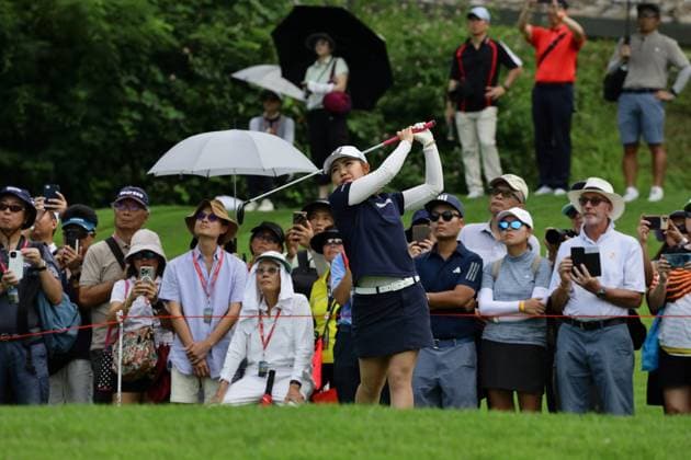 HSBC Women s World Championship, WM, Weltmeisterschaft - Round Three Ayaka Furue of Japan is in action during round three of the HSBC Women s World Championship at Sentosa Golf Club in Singapore, on March 2, 2024. Singapore Singapore  Copyright: xSuhaimixAbdullahx originalFilename:abdullah-notitle240302_npZvA.jpg
