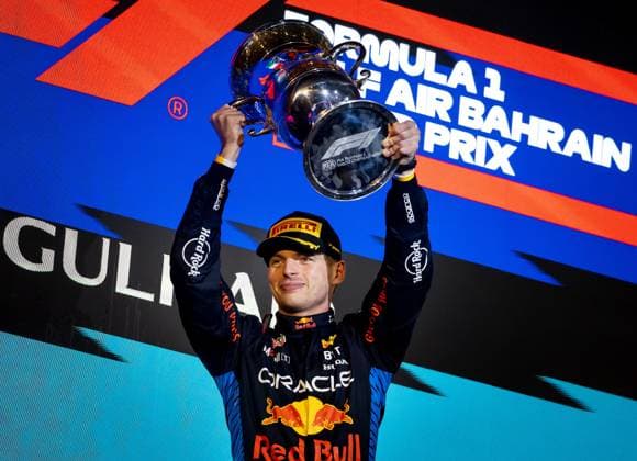 BAHRAIN - Max Verstappen (Red Bull Racing) wins the Bahrain Grand Prix. ANP REMKO DE WAAL Race 2024 2025 xVIxANPxSportx xxANPxIVx 492624684 originalFilename: 492624684.jpg