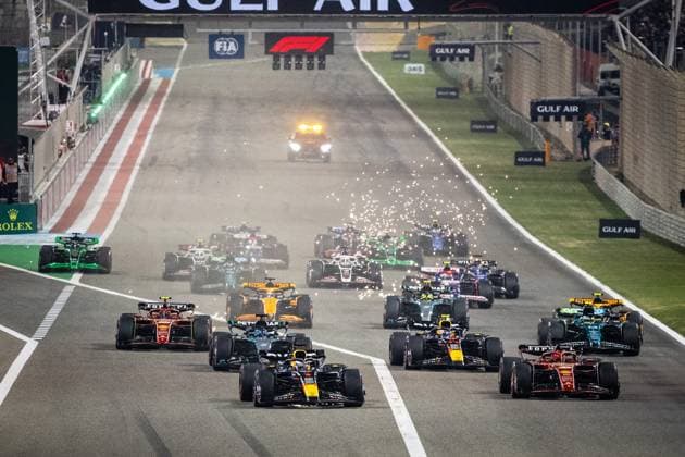 Start BHR, Formel 1 Rennen, Bahrain International Circuit, 02.03.24 BHR, Formel 1 Rennen, Bahrain International Circuit, 02.03.24 Manama