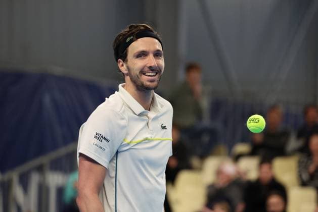 Arthur RINDERKNECH lors du Play In Challenger Lille 2024 ATP, Tennis Herren Challenger Tour, le 2 mars 2024 TENNIS : PLAY IN CHALLENGER LILLE 02 03 2024 LaurentSanson Panoramic 