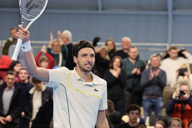 Arthur RINDERKNECH lors du Play In Challenger Lille 2024 ATP, Tennis Herren Challenger Tour, le 2 mars 2024 TENNIS : PLAY IN CHALLENGER LILLE 02 03 2024 LaurentSanson Panoramic 