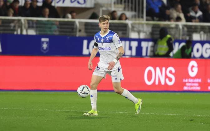 RECORD DATE NOT STATED (Auxerre) Paul Joly Football : Auxerre vs Valenciennes - Ligue 2 - 02 03 2024 StephanieGrossetete Panoramic 