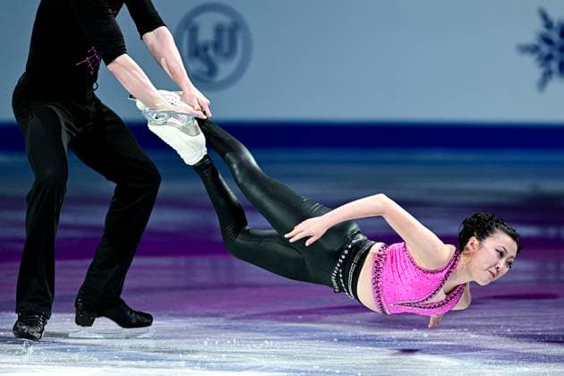 Sport Themen der Woche KW09 Sport Bilder des Tages Naomi WILLIAMS & Lachlan LEWER (USA), during Exhibition Gala, at the ISU World Junior Figure skating, Eiskunstlauf Championships 2024, at Taipei Arena, on March 3, 2024 in Taipei City, Taiwan. Noxthirdxpartyxsales  (246026828)
