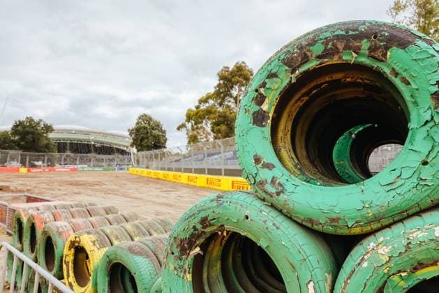 March 3, 2024, Melbourne, Victoria, Australia: MELBOURNE, AUSTRALIA - MARCH 03 2024: Track build and preparations for the 2024 Formula 1 Australian Grand Prix to be held on March 21 to April 24 2024. Melbourne Australia - ZUMAp121 20240303_zsp_p121_036 Copyright: xChrisxPutnamx