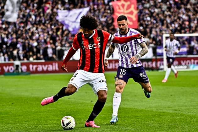 Dante (ogc) FOOTBALL : Toulouse vs Nice - 24eme Journee de Ligue1 UBEREATS - Toulouse - 03 03 2024 ThierryBreton Panoramic 