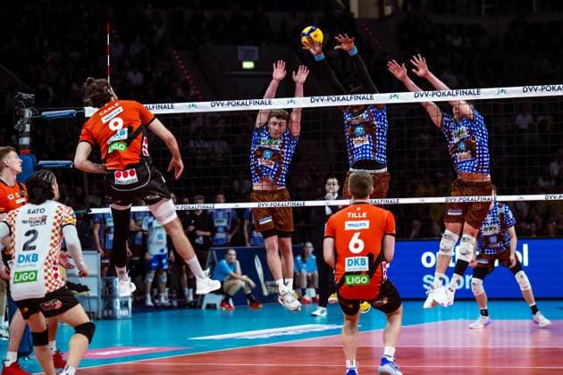 DVV-Pokal Finale 2024; Volleys Herrsching - BR Volleys; 03.03.2024 DVV-Pokal Finale 2024; Volleys Herrsching - BR Volleys; 03.03.2024 Copyright: xBEAUTIFULxSPORTS NicolxMarschallx