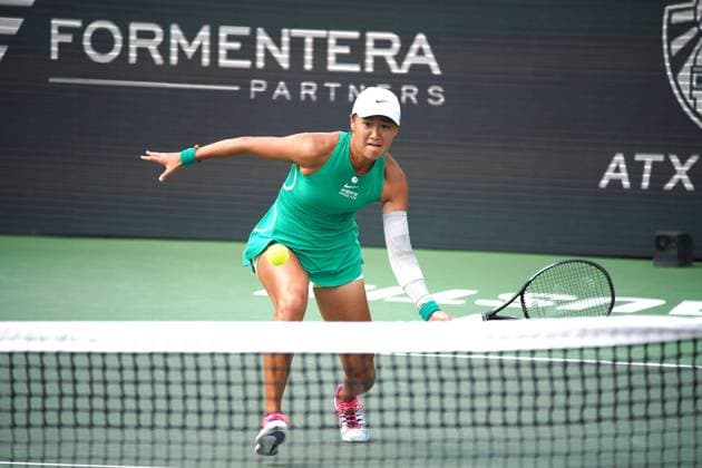 March 3, 2024, Austin, Texas, SPO: Xiyu Wang (China) competes against Yup Yuan (China) on Sunday, March 03, 2024 during the championship round in the ATX Open at Westwood Country Club in Austin, Texas. Yue defeated fellow countrywoman Xiyu for her first Hologic WTA, Tennis Damen Tour title. Austin SPO - ZUMAs312 0419300910st Copyright: xDustinxSafranekx