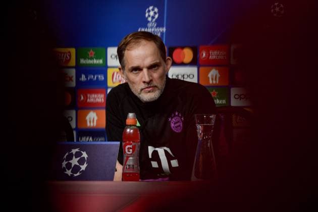 Fußball, UEFA Championsleague, 20240304, Pressekonferenz FC Bayern München - SS Lazio Rom. Im Bild Trainer des FC Bayern München Thomas TUCHEL hört Fragen zu verdeckter Blick. München Allianz Arena Bayern Deutschland Copyright: Passion2Press MarkusxFischerx