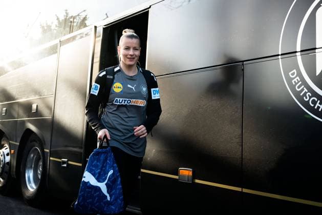 Duesseldorf, Handball: EM Quali, Deutschland - Slowakei Antje Döll Doell (Deutschland) Duesseldorf Mitsubishi Electric Halle Nordrhein-Westfalen Deutschland