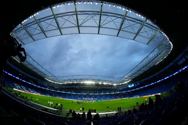 Paris Saint-Germain Training Session And press conference, PK, Pressekonferenz - UEFA Champions League 2023 24 General view inside stadium during the training before UEFA Champions League last 16 second leg football match between Real Sociedad and Paris Saint-Germain at the Reale Arena stadium in San Sebastian on March 4, 2024 Bilbao Spain  Copyright: xJosexBretonx originalFilename:breton-parissai240304_npH15.jpg