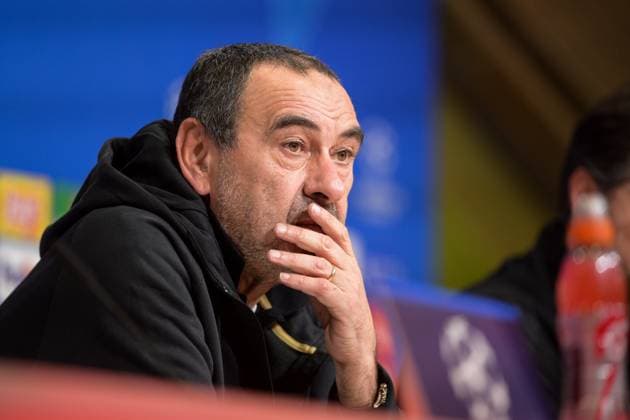 Fußball, UEFA Championsleague, 20240304, Pressekonferenz FC Bayern München - SS Lazio Rom. Im Bild Trainer der SS Lazio Rom Maurizio SARRI. München Allianz Arena Bayern Deutschland Copyright: Passion2Press MarkusxFischerx