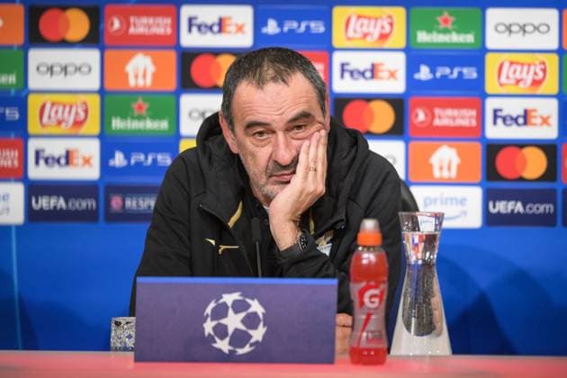 Fußball, UEFA Championsleague, 20240304, Pressekonferenz FC Bayern München - SS Lazio Rom. Im Bild Trainer der SS Lazio Rom Maurizio SARRI. München Allianz Arena Bayern Deutschland Copyright: Passion2Press MarkusxFischerx