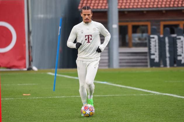 Leroy Sane (FC Bayern Muenchen, 10), Abschlusstraining. FC Bayern Muenchen, Fussball, UEFA Champions League, Achtelfinale Rueckspiel, Saison 23 24, 04.03.2024, Abschlusstraining. FC Bayern Muenchen, Fussball, UEFA Champions League, Achtelfinale Rueckspiel, Saison 23 24, 04.03.2024 Muenchen Copyright: xEibner-Pressefoto JennixMaulx EP_JML