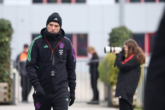 Thomas Tuchel (FC Bayern Muenchen, Cheftrainer), Abschlusstraining. FC Bayern Muenchen, Fussball, UEFA Champions League, Achtelfinale Rueckspiel, Saison 23 24, 04.03.2024, Abschlusstraining. FC Bayern Muenchen, Fussball, UEFA Champions League, Achtelfinale Rueckspiel, Saison 23 24, 04.03.2024 Muenchen Copyright: xEibner-Pressefoto JennixMaulx EP_JML