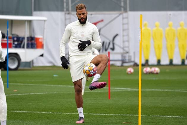 Eric Maxim Choupo-Moting (FC Bayern Muenchen, 13) mit Ball, Abschlusstraining. FC Bayern Muenchen, Fussball, UEFA Champions League, Achtelfinale Rueckspiel, Saison 23 24, 04.03.2024, Abschlusstraining. FC Bayern Muenchen, Fussball, UEFA Champions League, Achtelfinale Rueckspiel, Saison 23 24, 04.03.2024 Muenchen Copyright: xEibner-Pressefoto JennixMaulx EP_JML