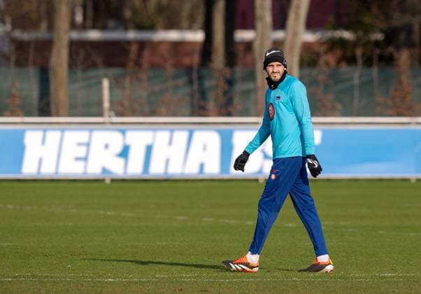 Fussball, Herren, Saison 2023 2024, 1. Bundesliga, Hertha BSC, Training, Agustin Rogel (Hertha BSC), 05.03. 2024,
