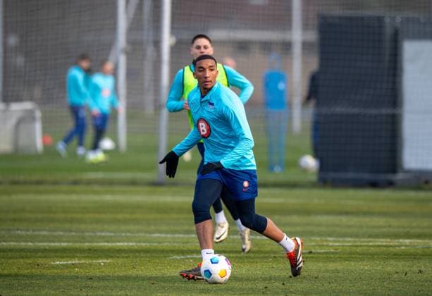 Fussball, Herren, Saison 2023 2024, 1. Bundesliga, Hertha BSC, Training, Bradley Ibrahim (Hertha BSC), 05.03. 2024,