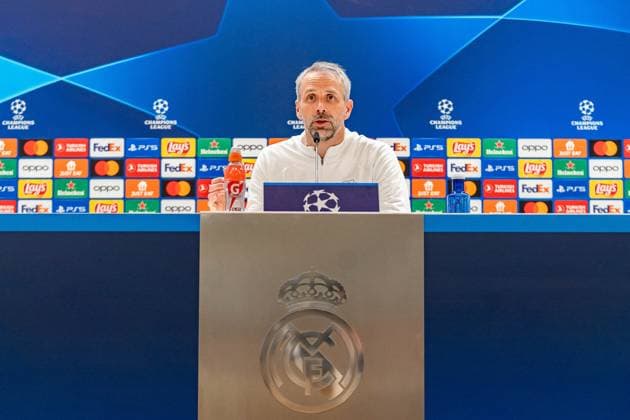 Marco Rose (RB Leipzig, Chef-Trainer) Abschlusstraining Real Madrid vor Real Madrid vs. RB Leipzig, Fussball, UEFA Champions League, Achtelfinale, 05.03.2024 Abschlusstraining Real Madrid vor Real Madrid vs. RB Leipzig, Fussball, UEFA Champions League, Achtelfinale, 05.03.2024 Madrid Copyright: xEibner-Pressefoto BahhoxKarax EP_BKA