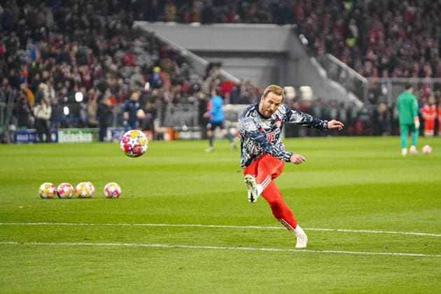 Harry Kane (9 FC Bayern) in Aktion beim Champions Leaguespiel FC Bayern München - Lazio Rom am 05.03.2024 München Allianz Arena Bayern Deutschland