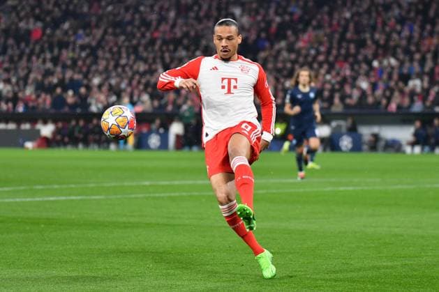 Leroy Sane (10 FC Bayern) in Aktion beim Champions Leaguespiel FC Bayern München - Lazio Rom am 05.03.2024 München Allianz Arena Bayern Deutschland
