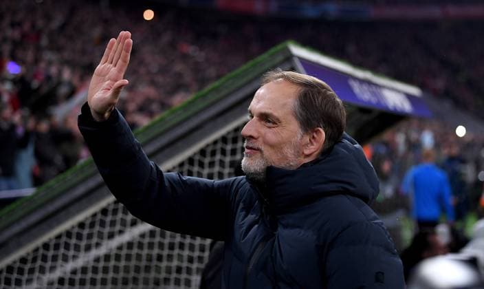 FUSSBALL CHAMPIONS LEAGUE SAISON 2023 2024 Achtelfinale Rueckspiel 05.03.2024 FC Bayern Muenchen - Lazio Rom Trainer Thomas Tuchel (FC Bayern Muenchen)