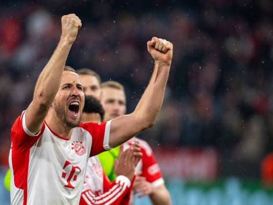 Bilder des Jahres 2024, Sport 03 März Sport Themen der Woche KW10 Sport Bilder des Tages Harry Kane (FC Bayern Muenchen, 09), Jubel, Geste, gestikuliert, Faeuste, GER, FC Bayern Muenchen (FCB) vs. Lazio Rome (SSL), Fussball, UEFA Champions League, Achtelfinal Rueckspiel, Saison 2023 2024, 05.03.2024, DFB DFL regulations prohibit any use of photographs as image sequences and or quasi-video., GER, FC Bayern Muenchen (FCB) vs. Lazio Rome (SSL), Fussball, UEFA Champions League, Achtelfinal Rueckspiel, Saison 2023 2024, 05.03.2024 Muenchen *** Harry Kane FC Bayern Muenchen, 09 , cheer, gesture, gesticulates, fists, GER, FC Bayern Muenchen FCB vs Lazio Rome SSL , Football, UEFA Champions League, Round of 16 second leg, 2023 2024 season, 05 03 2024, DFB DFL regulations prohibit any use of photographs as image sequences and or quasi video , GER, FC Bayern Muenchen FCB vs Lazio Rome SSL , Football, UEFA Champions League, Round of 16 second leg, 2023 2024 season, 05 03 2024 Muenchen Copyright: xEibner-Pressefoto SaschaxWaltherx EP_EER
