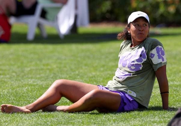 Naomi Osaka of Japan warms up, stretching BNP Paribas Open, Tennis, Qualifying, Indian Wells Tennis Garden, California, USA - 05 Mar 2024  Copyright: xEllaxLing Shutterstockx 14374801am